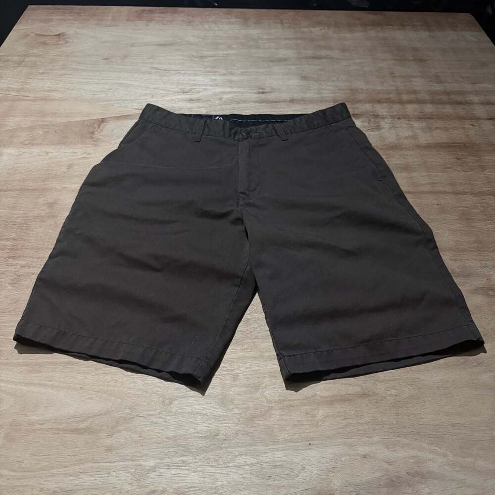 Volcom Corpo Class Chino Shorts Mens 33 Dark Brown Skate Streetwear